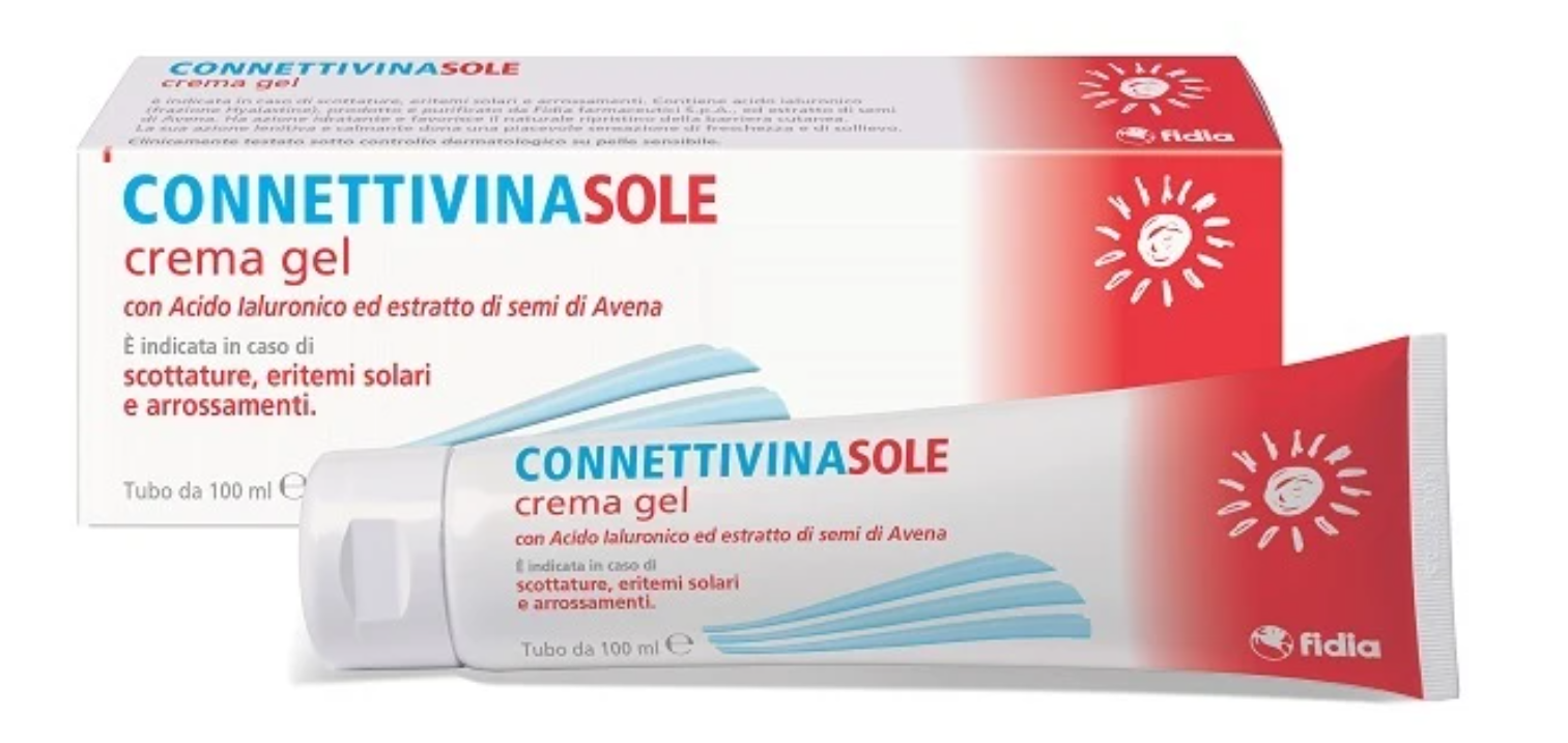 Connettivina Sole Crema Gel Scottature o Arrossamenti 30 ml